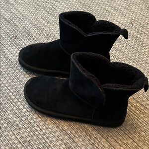 Lands' End Black Winter Boots